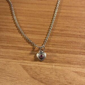Pandora Heart Pendant Necklace